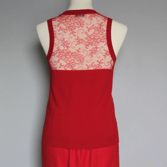 SOLD——— NINA 3 Pc Skirt Top Cardigan Set Wool & Cashmere - Picture 3 of 8